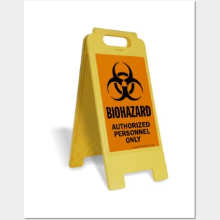 Biohazard Floor Sign Posters and Art